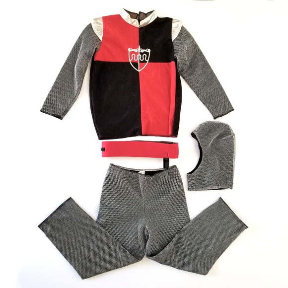 Other - Red Black Silver Child Knight Costume 4 - 6 Years